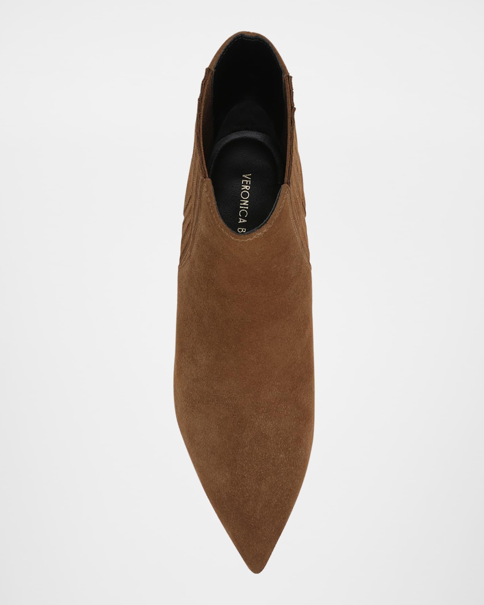 Lisa Suede Kitten-Heel Booties Product Image