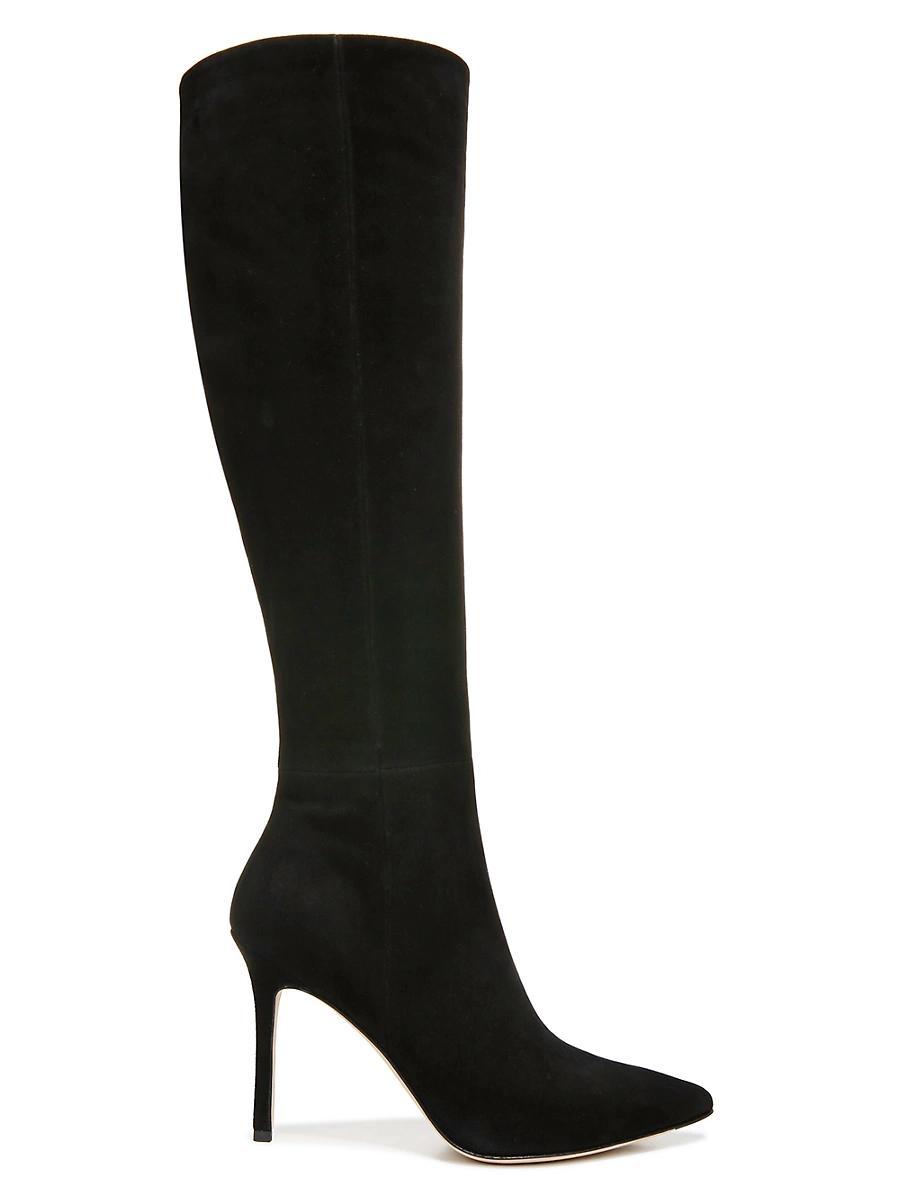 Veronica Beard Womens Lisa Wide Calf High Heel Boots Product Image