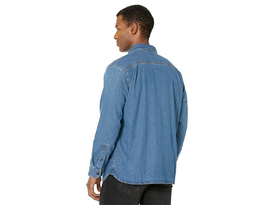 L.L.Bean BeanFlex Denim Shirt Traditional Fit (Stonewashed) Men's Clothing Product Image