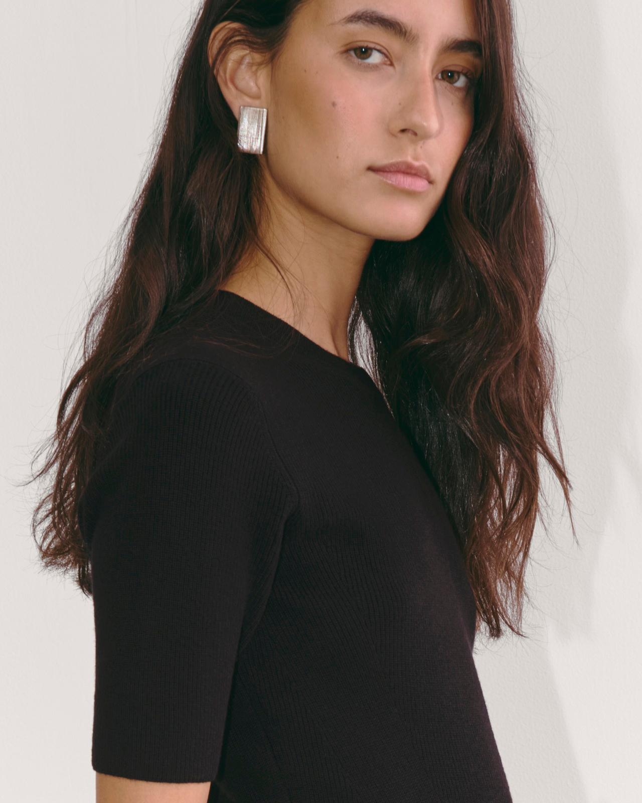 The Ribbed Sweater Dress Product Image