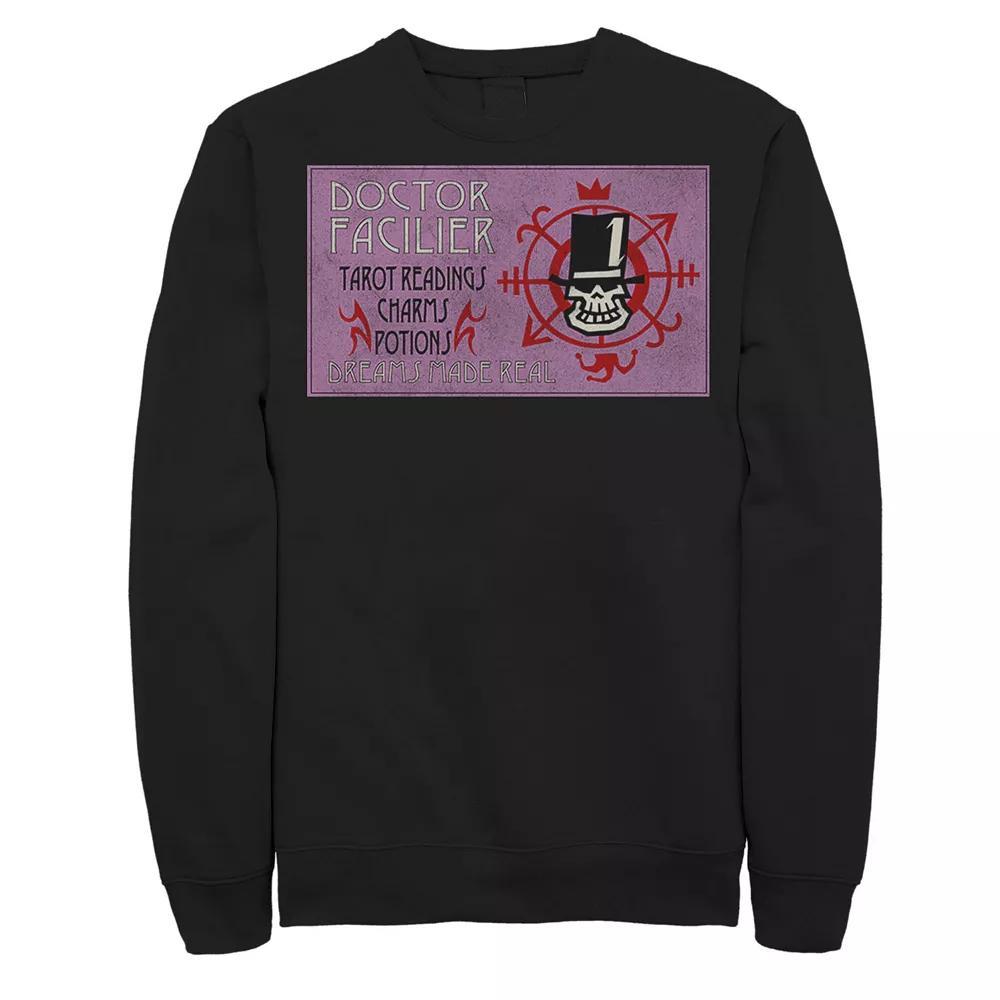 Mens Disney Princess & The Frog Dr. Facilier Card Sweatshirt Product Image