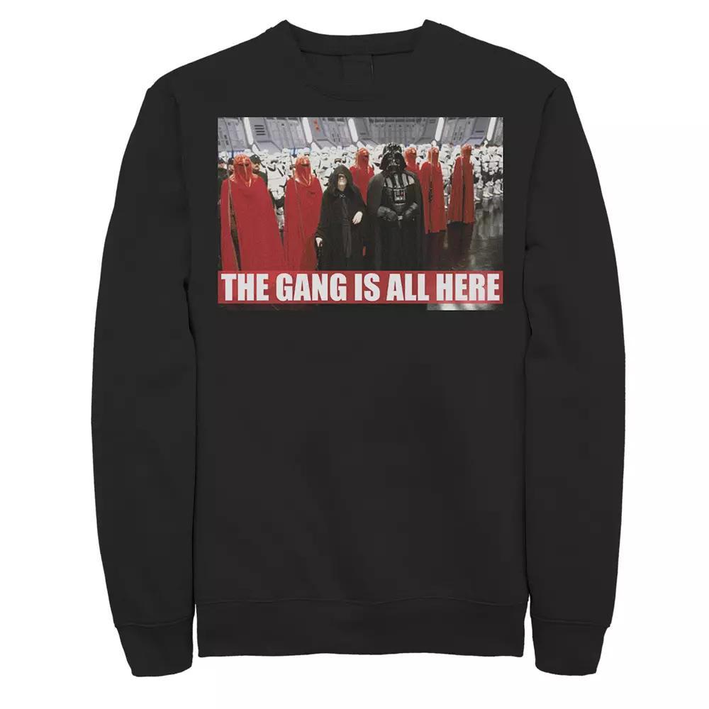 Men's Star Wars The Gang Is All Here Sweatshirt, Size: XL, Black Product Image