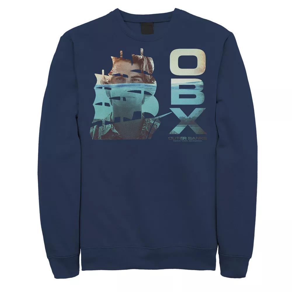 Men's Outer Banks John B Sunken Ship Sweatshirt, Size: Medium, Blue Product Image