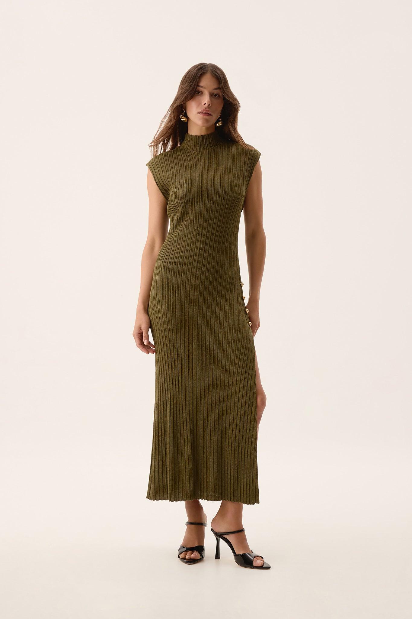 Leandra Knit Midi Dress Product Image