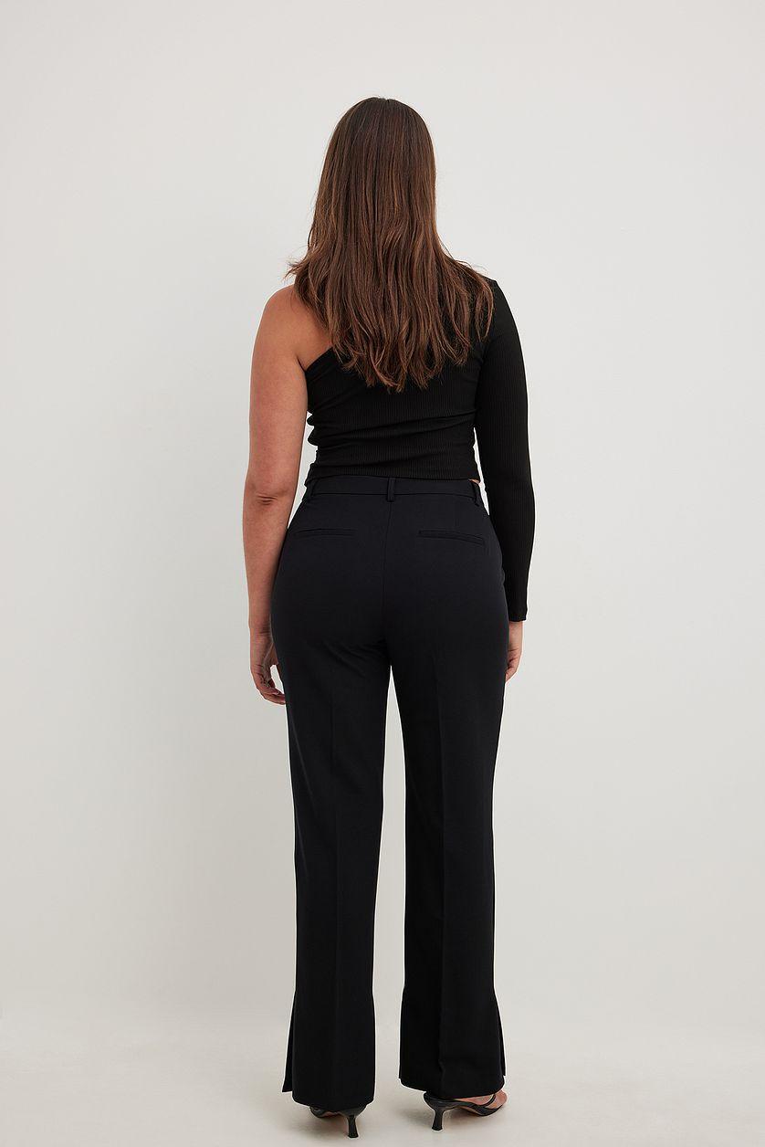 Side Slit Tailored Pants Product Image
