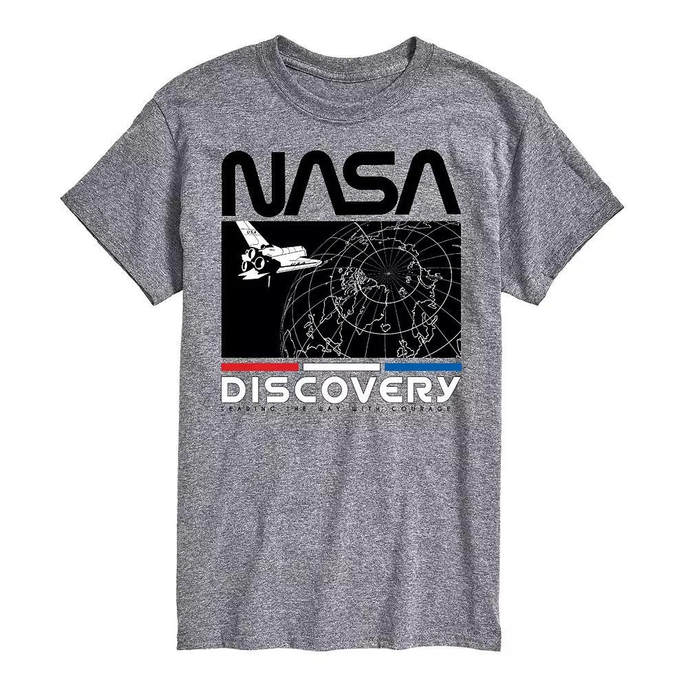 Big & Tall NASA Discovery Returns Tee, Men's, Size: XXL Tall, Gray Product Image