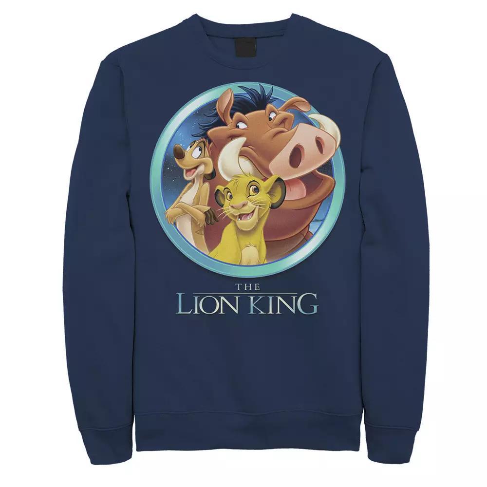 Men's Disney's The Lion King Best Friends Fleece, Size: Large, Grey Heather Product Image