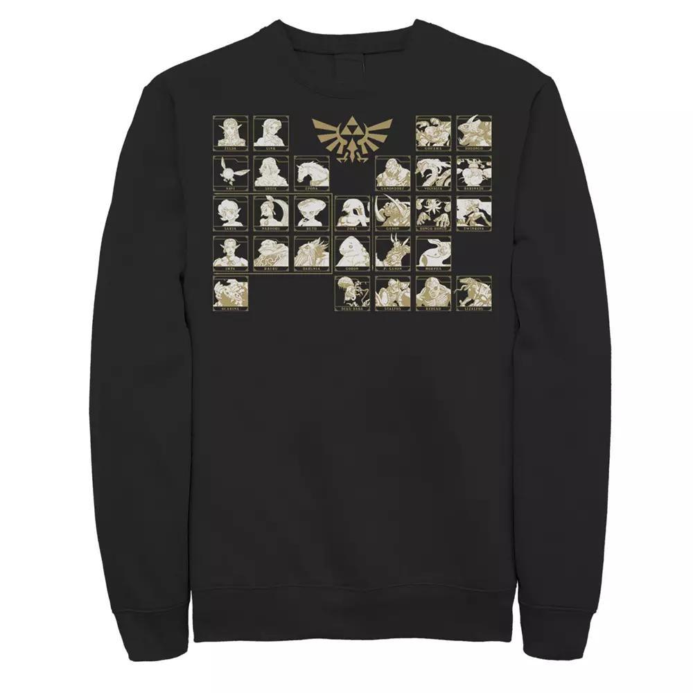 Men's Jurassic Park 93 Raptor Color Pencil Doodle Sweatshirt, Size: XXL, Black Product Image