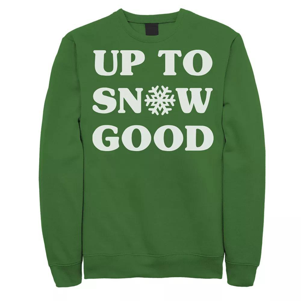 Mens Up To Snow Good Snowflake Christmas Sweater Product Image