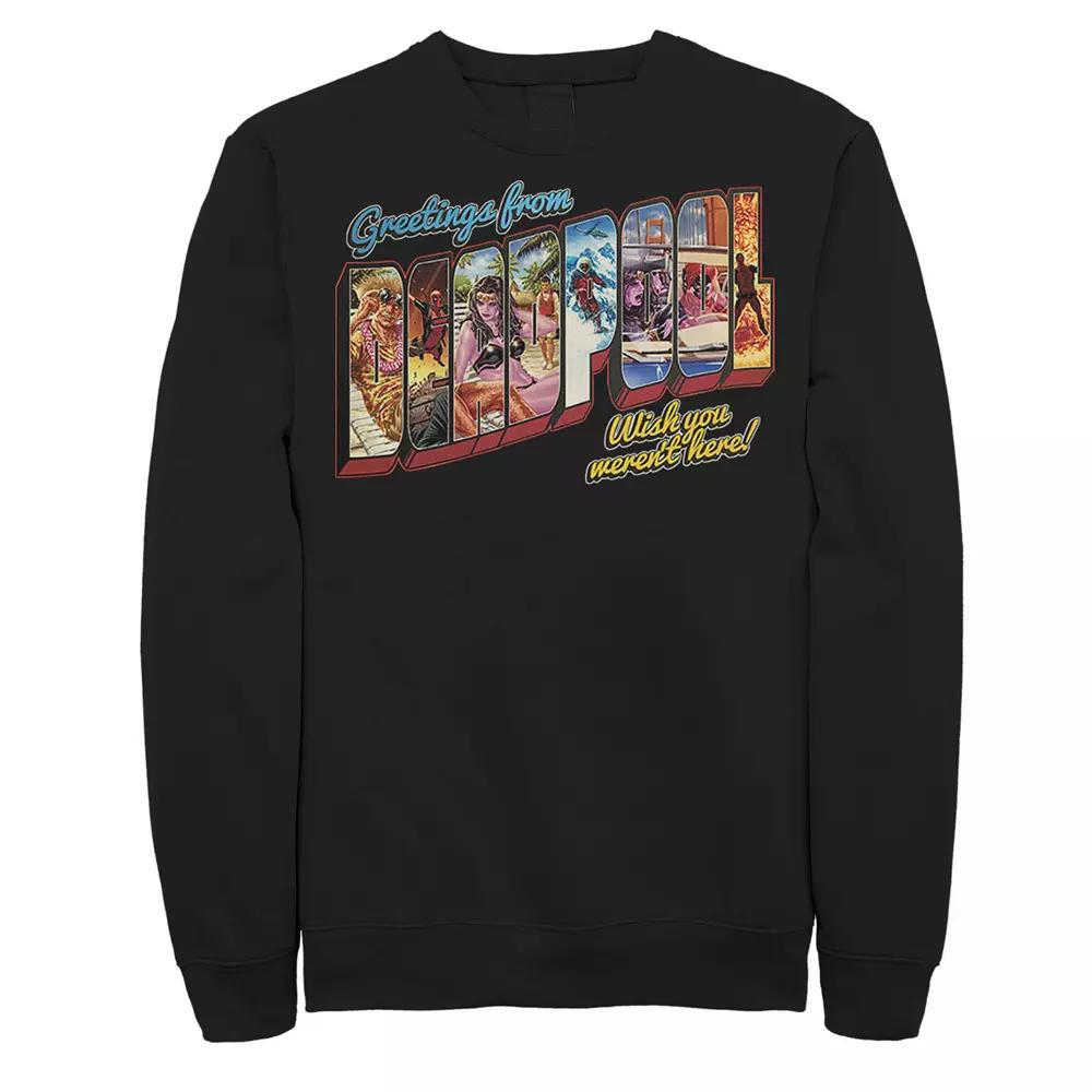 Men's Outdoor Sunset Mountains Color Fade Sweatshirt, Size: XL, Blue Product Image