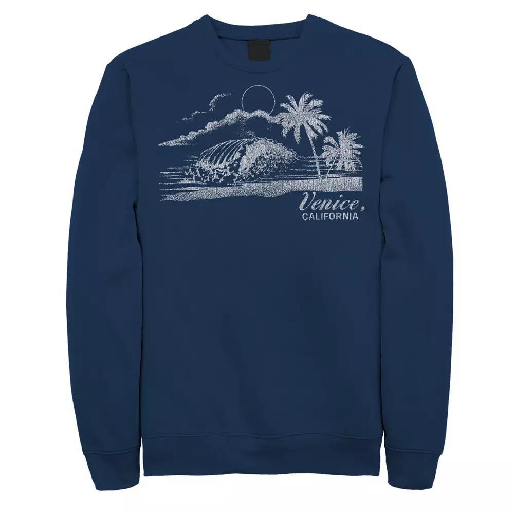 Men's Nickelodeon Hey Arnold PS 118 Waving Pennant Graphic Fleece Pullover, Size: XXL, Grey Heather Product Image