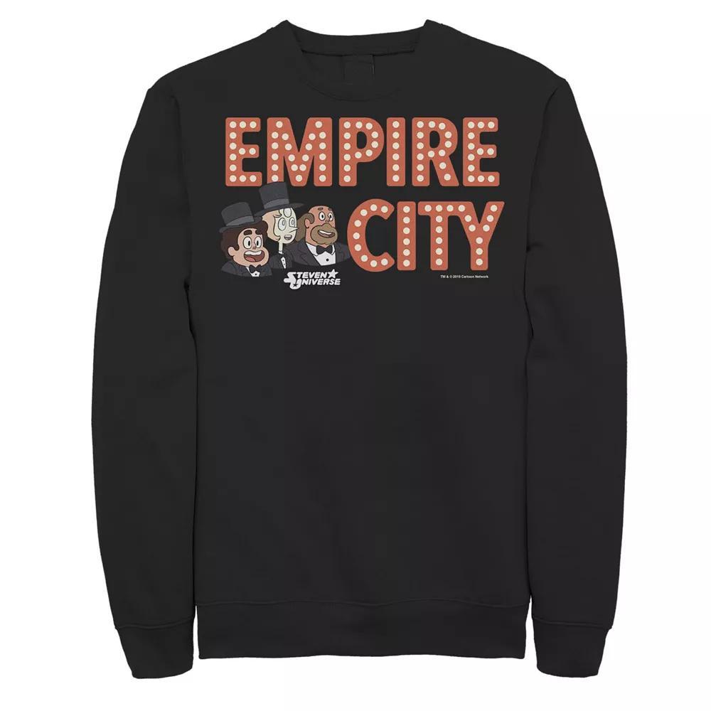Men's CN Steven Universe Empire City Fleece Graphic Pullover, Size: Small, Black Product Image