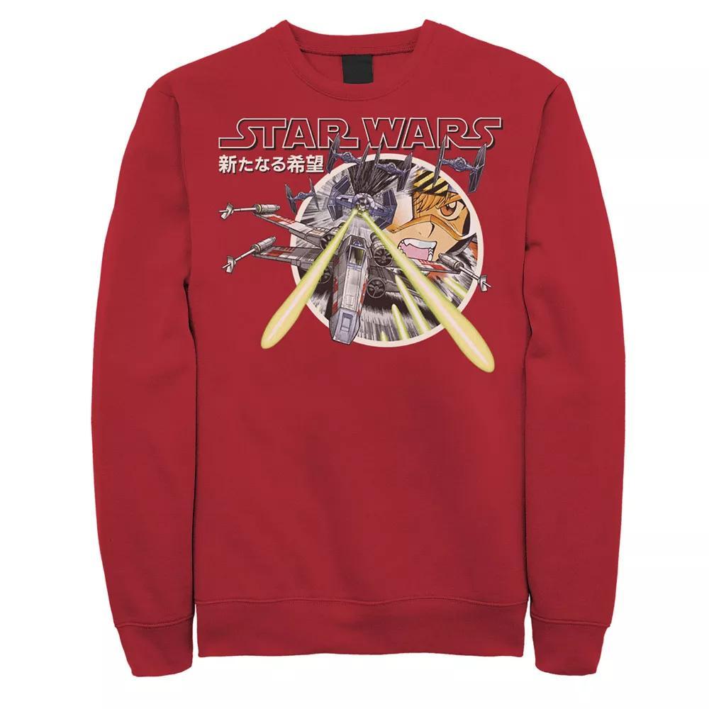 Disney's Villains Splatter Group Shot Men's Fleece Sweater, Size: 3XL, Black Product Image