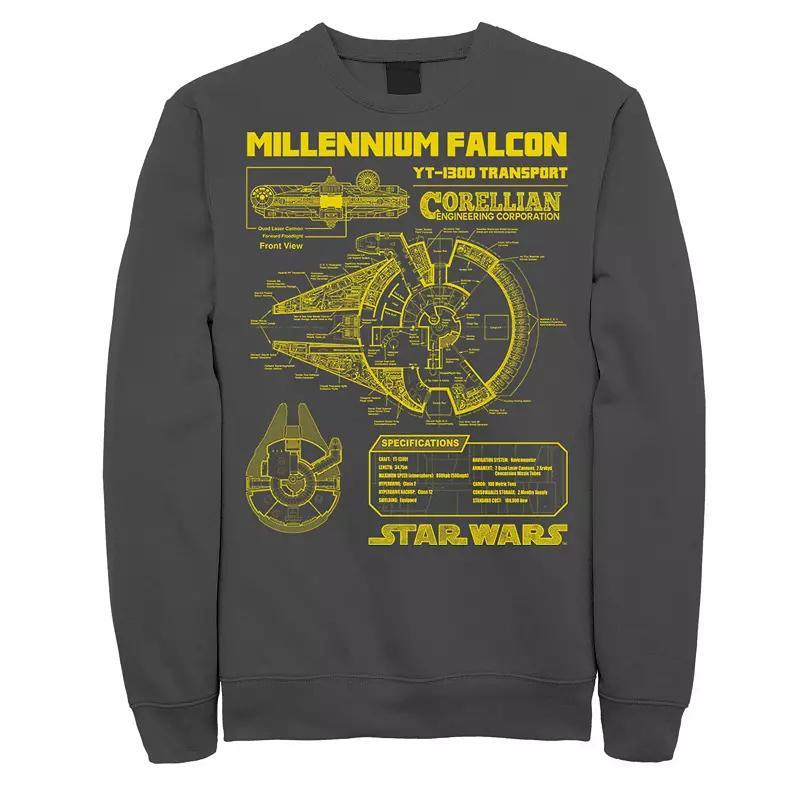 Men's Voltron: Retro Defender Stance Square Graphic Fleece, Size: Medium, Grey Heather Product Image