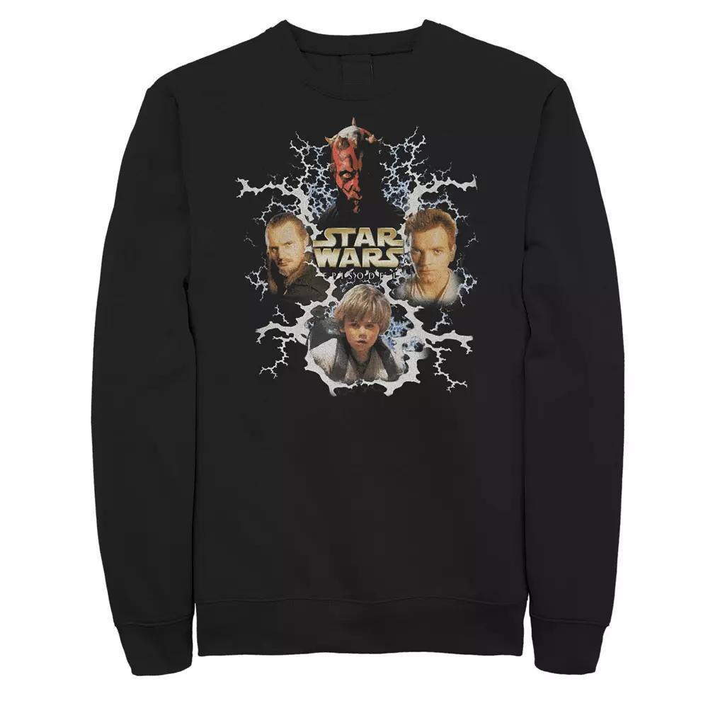 Big & Tall Star Wars Darth Maul Vintage Portrait Sweatshirt, Men's, Size: 4XLT, Black Product Image