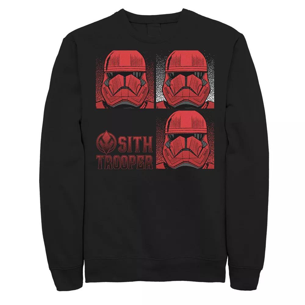 Mens Star Wars The Rise of Skywalker Sith Trooper Panels Fleece Graphic Top Product Image