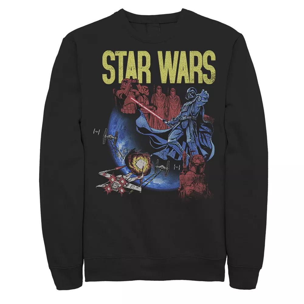 Men's Animal Crossing New Horizons Nook Family Portrait Sweatshirt, Size: XL, Red Product Image