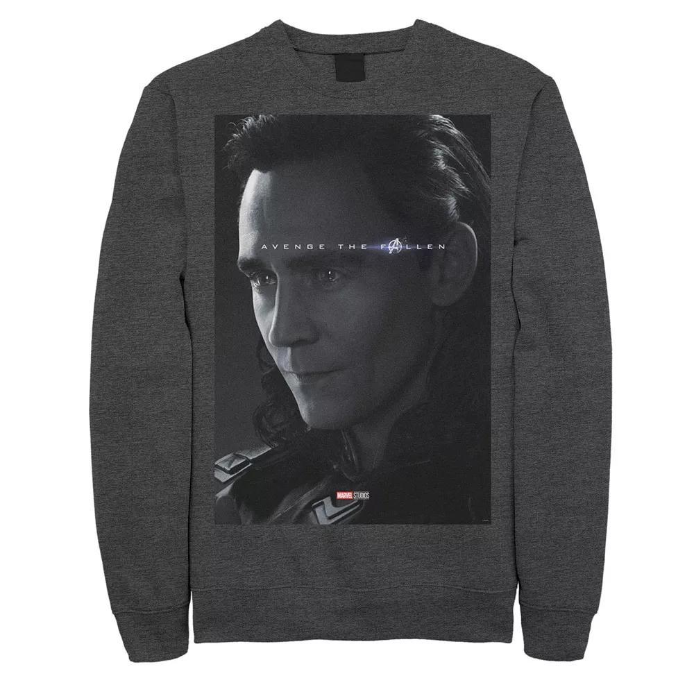 Men's Marvel Avengers Endgame Loki Avenge The Fallen Poster Tee, Size: Large, Blue Product Image