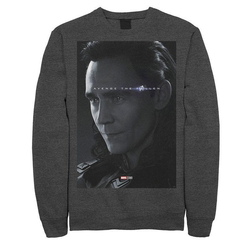 Men's Marvel Avengers Endgame Loki Avenge The Fallen Poster Tee, Size: Large, Blue Product Image
