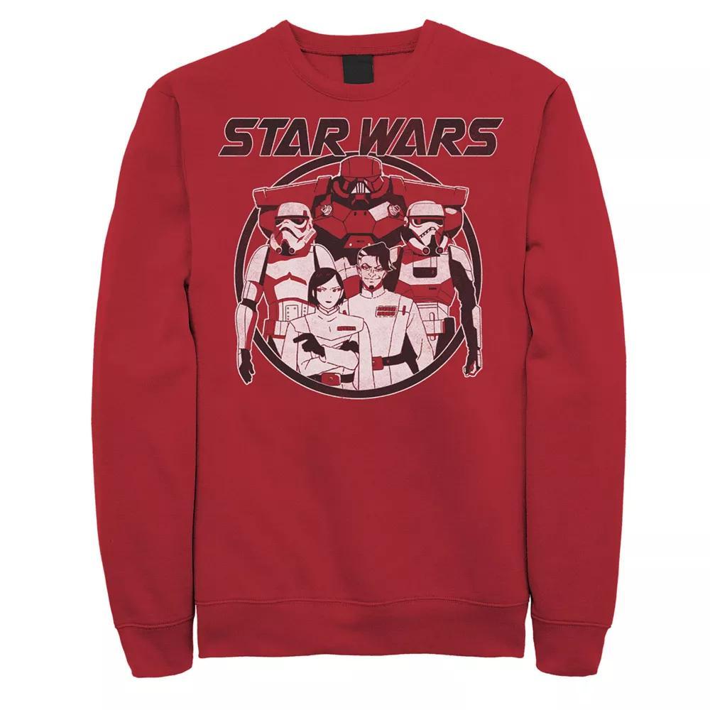 Men's Star Wars Visions Dark Side Poster Graphic Fleece, Size: XXL, Red Product Image