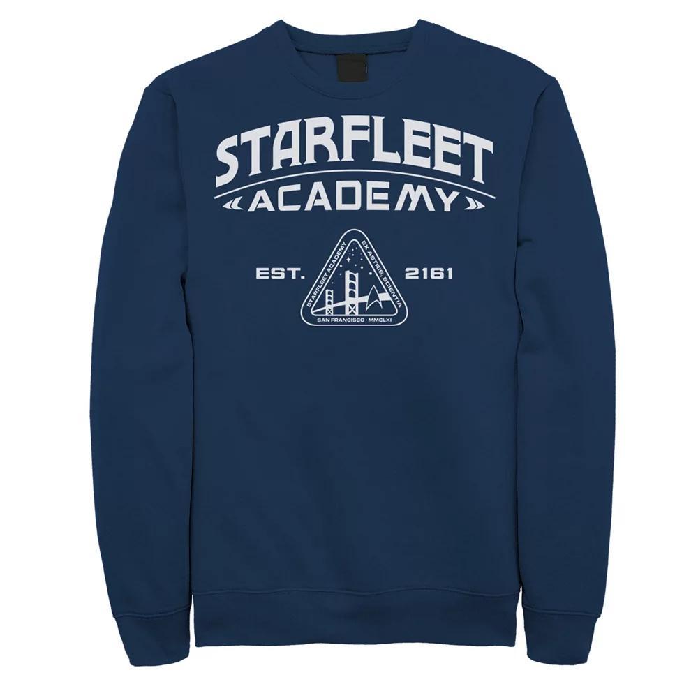 Men's Star Trek Starfleet Academy 2161 Vintage Sweatshirt, Size: XL, Blue Product Image