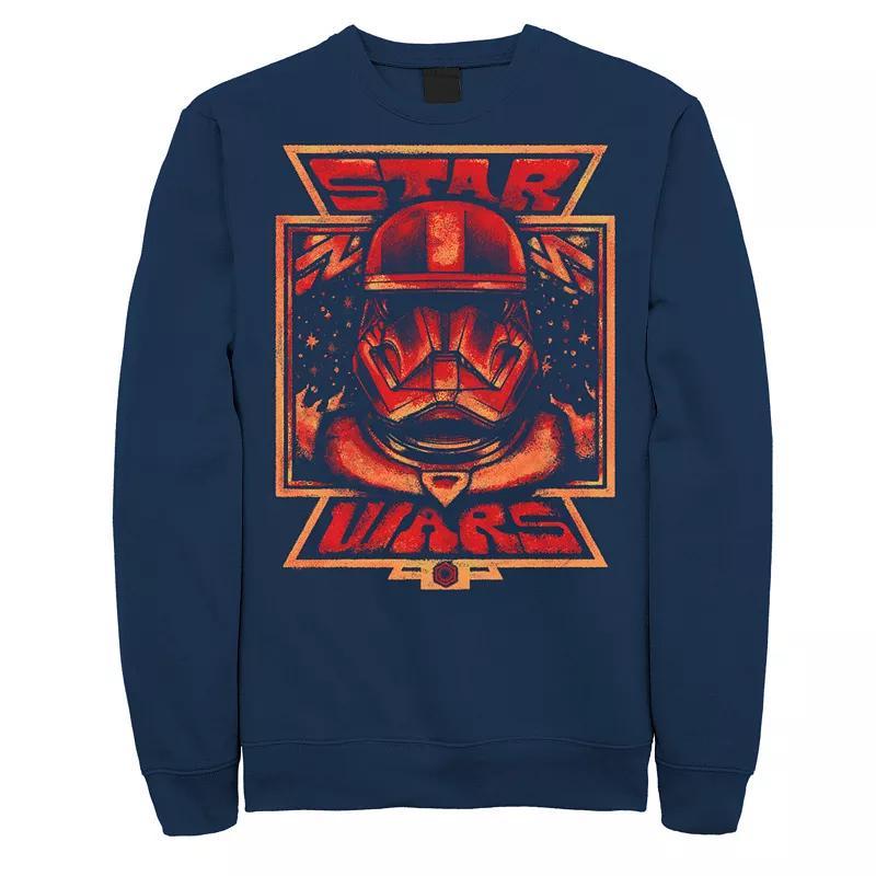 Men's Star Wars The Rise of Skywalker Artistic Sith Trooper Sweatshirt, Size: Small, Blue Product Image