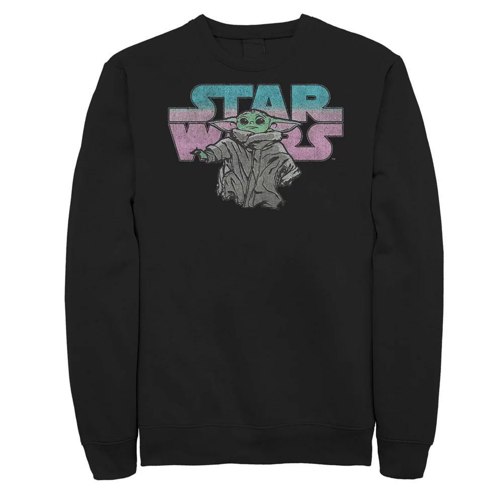 Men's Marvel X-Men Wolverine Neon Retro Logan Graphic Fleece Pullover, Size: 3XL, Black Product Image