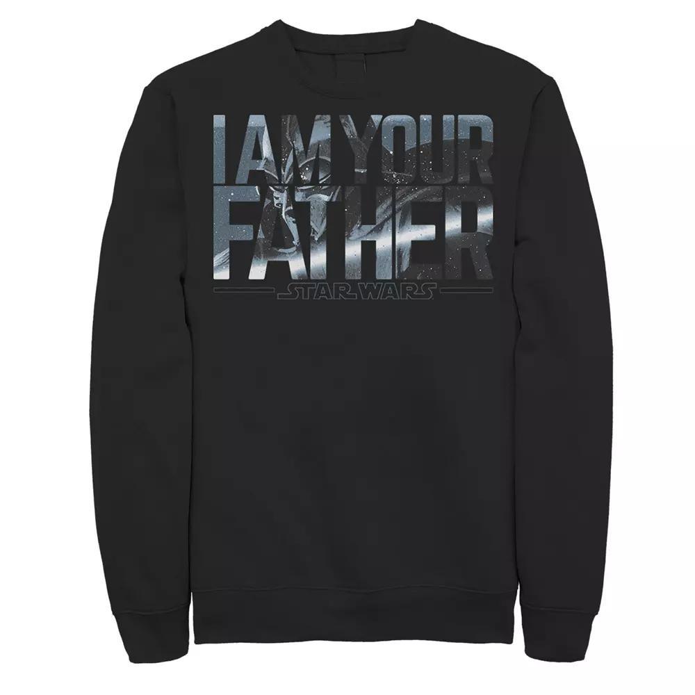 Men's Star Wars Darth Vader "I Am Your Father" Classic Sweatshirt, Size: Large, Black Product Image
