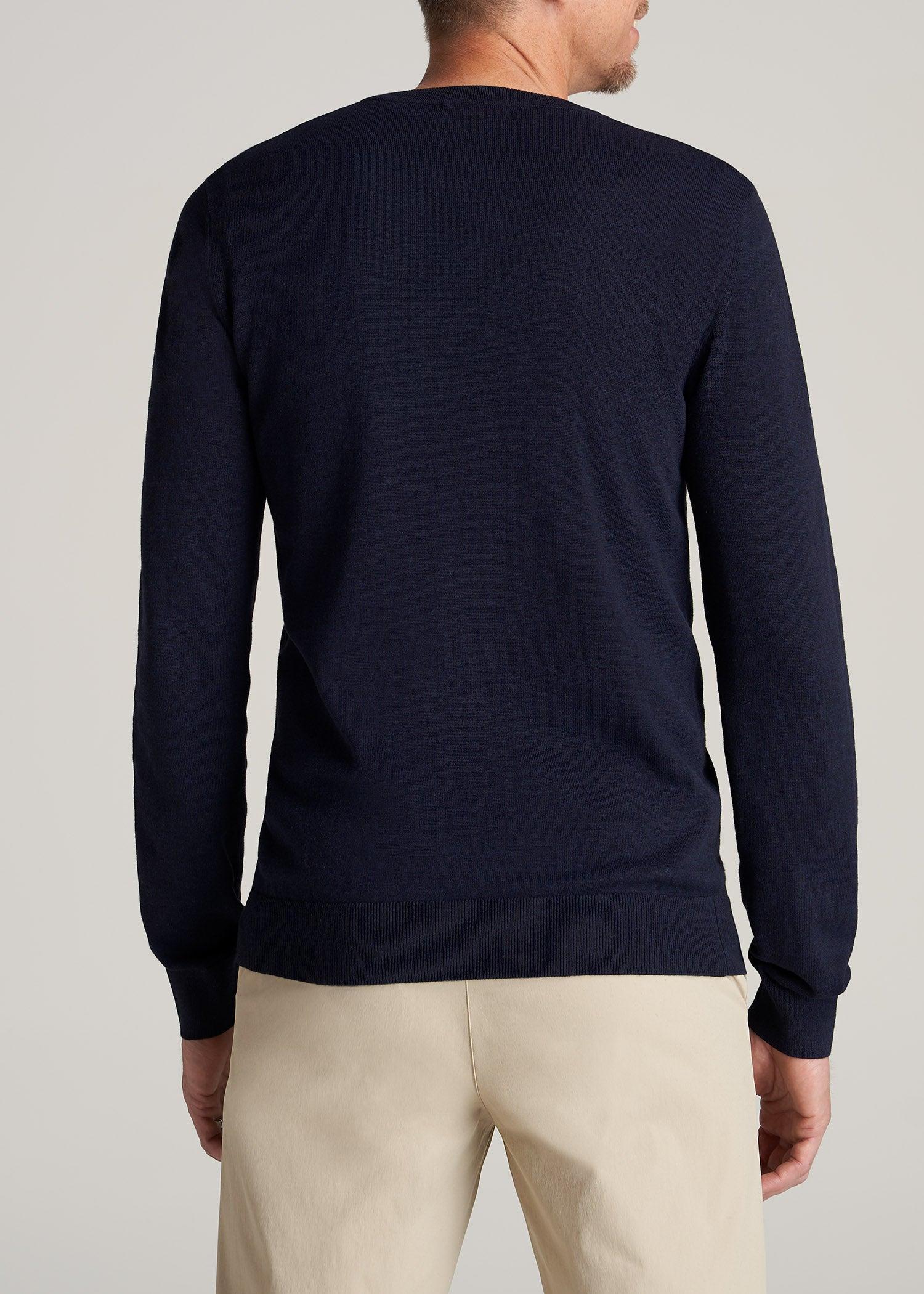 Everyday Crewneck Tall Men's Sweater in Patriot Blue Male Product Image