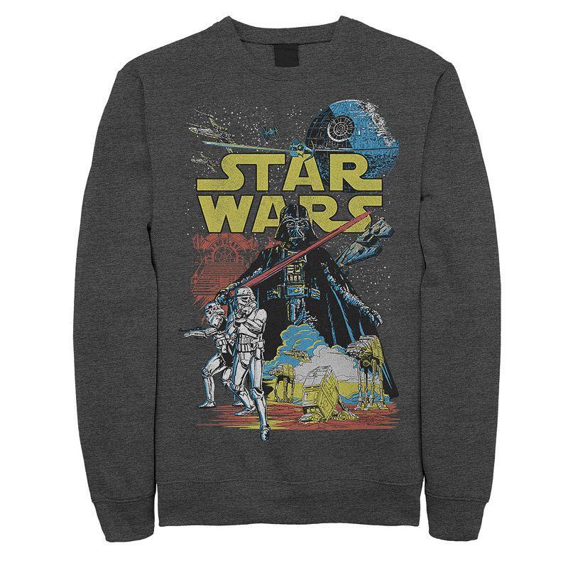 Men's Star Wars Rebel Classic Sweatshirt, Size: Small, Grey Heather Product Image