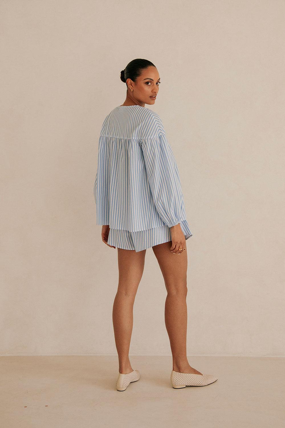 Pennie Top - Blue Product Image