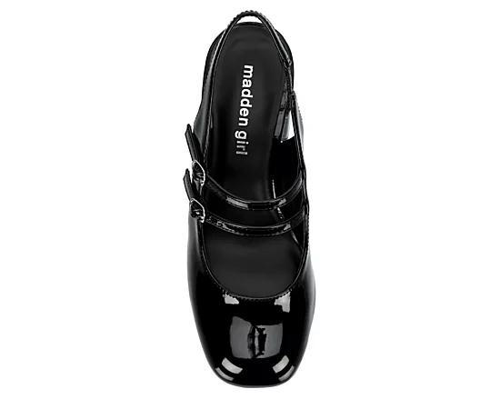madden girl Doll Womens Slingback Block Heels Product Image