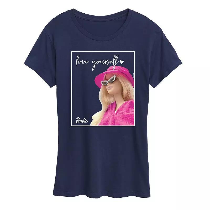 Womens Barbie Love Yourself Graphic Tee Blue Product Image
