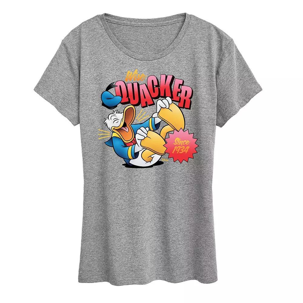 Disneys Donald Duck Womens Wise Quacker Graphic Tee Product Image