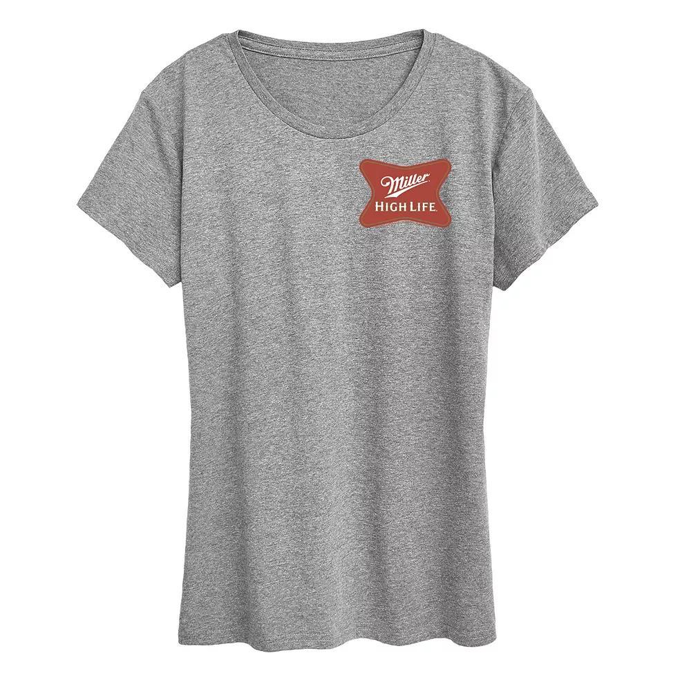 Womens Sesame Street Logo Repeated Graphic Tee Grey Gray Product Image