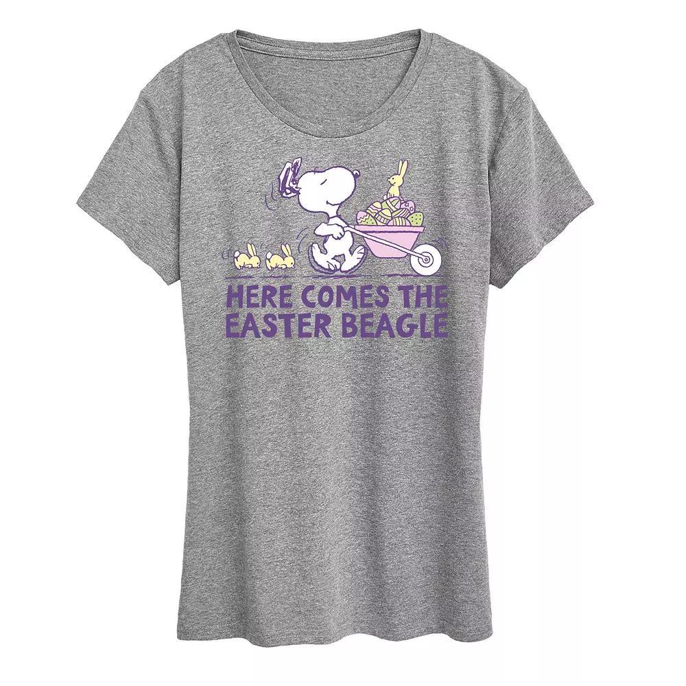 Womens Halloween Fan Club Graphic Tee Grey Green Product Image