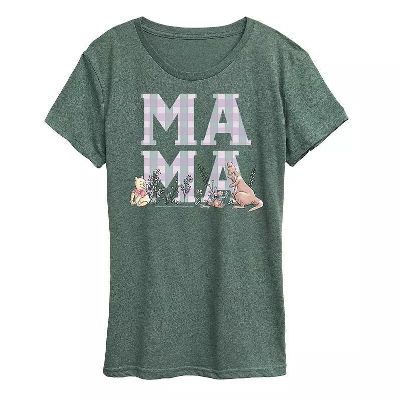Womens Sketched Florals Graphic Tee Grey Gray Product Image