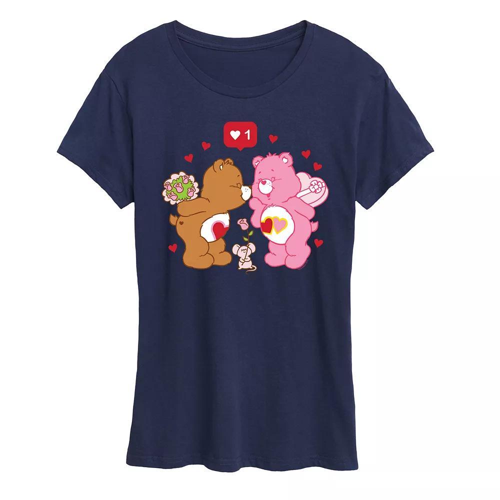 Womens Care Bears New Like Graphic Tee Blue Product Image