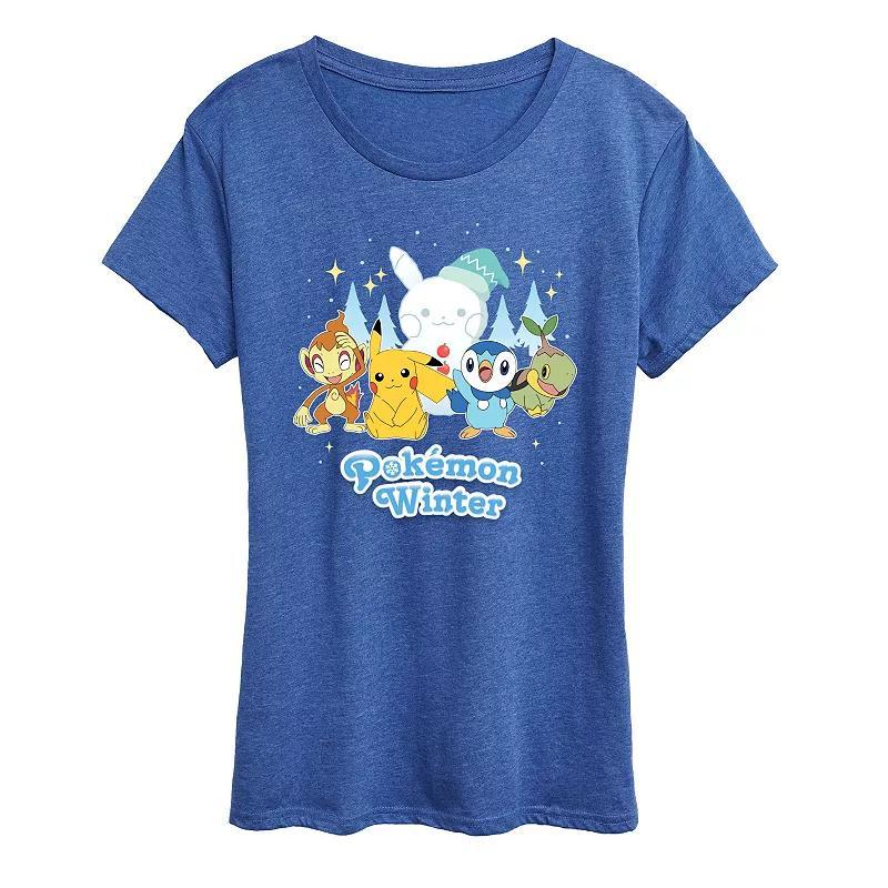 Women's Dr. Seuss Cat In The Hat Group Graphic Tee, Size: Large, Grey Royal Blue Product Image