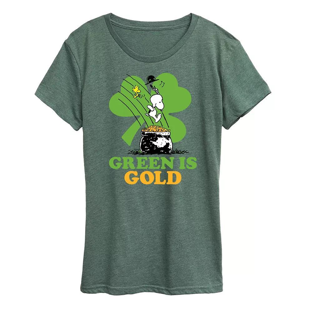 Womens St. Patricks Day Shenanigans Coordinator Graphic Tee, Girls Grey Juniper Product Image