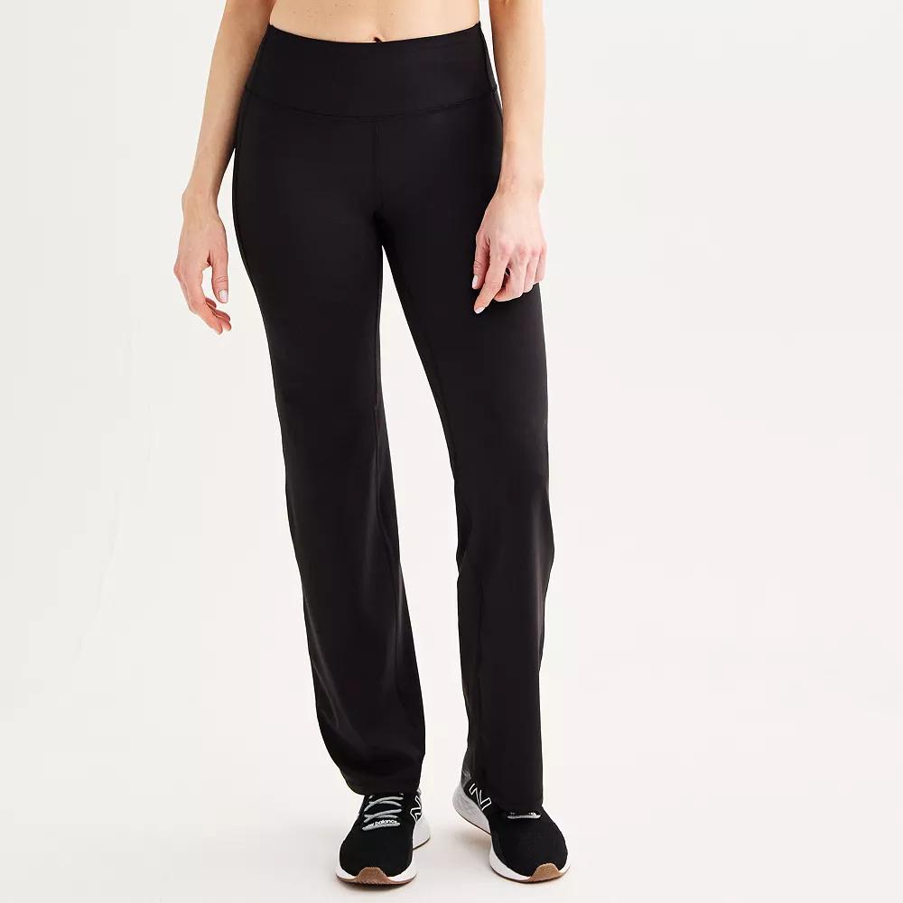 Women's Tek Gear® Essential Soft High-Rise Bootcut Pants in Regular & Plus Size, Size: 2XL, Blue Romance Product Image