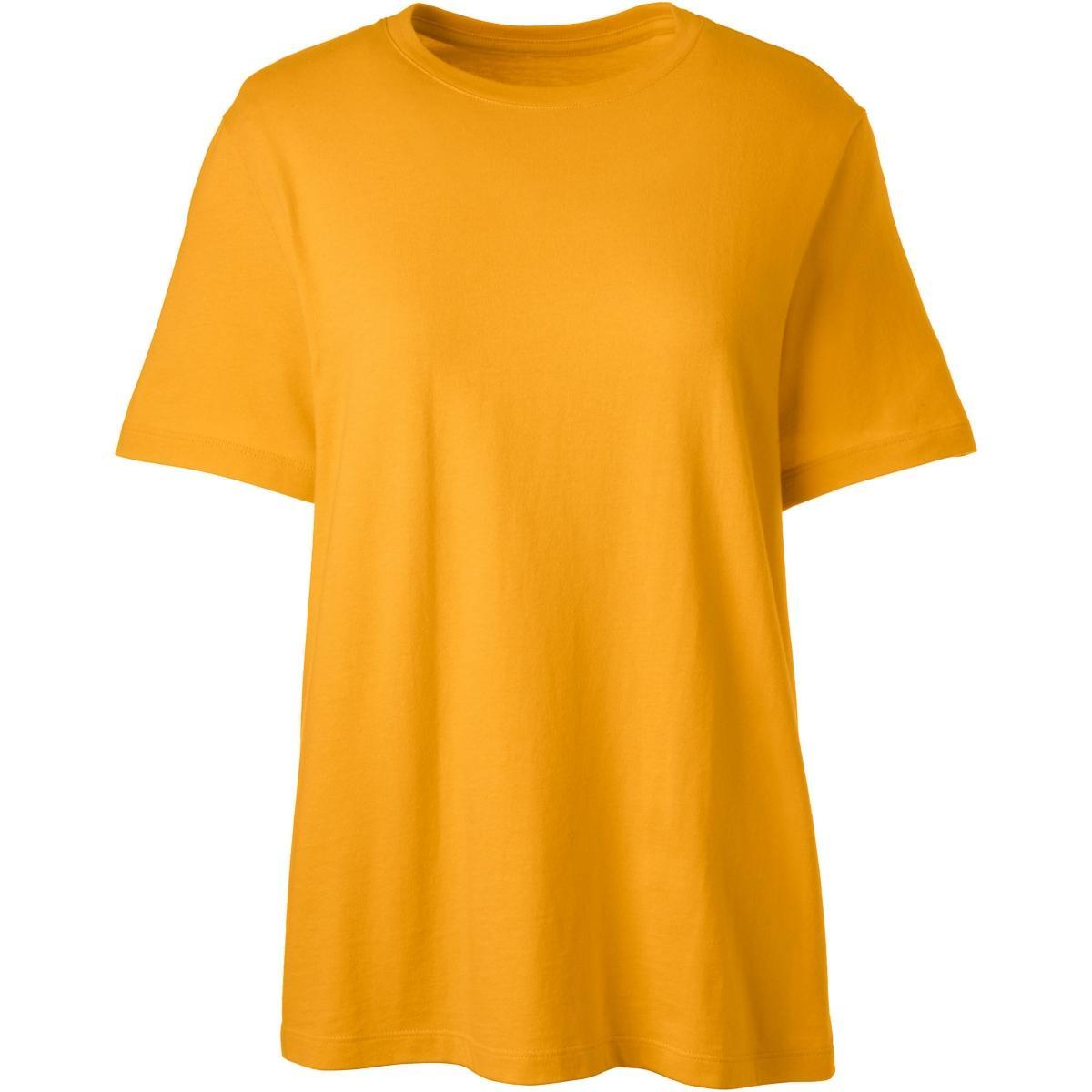 Women's Lands' End Short Sleeve Essential Tee, Size: Medium, White Product Image