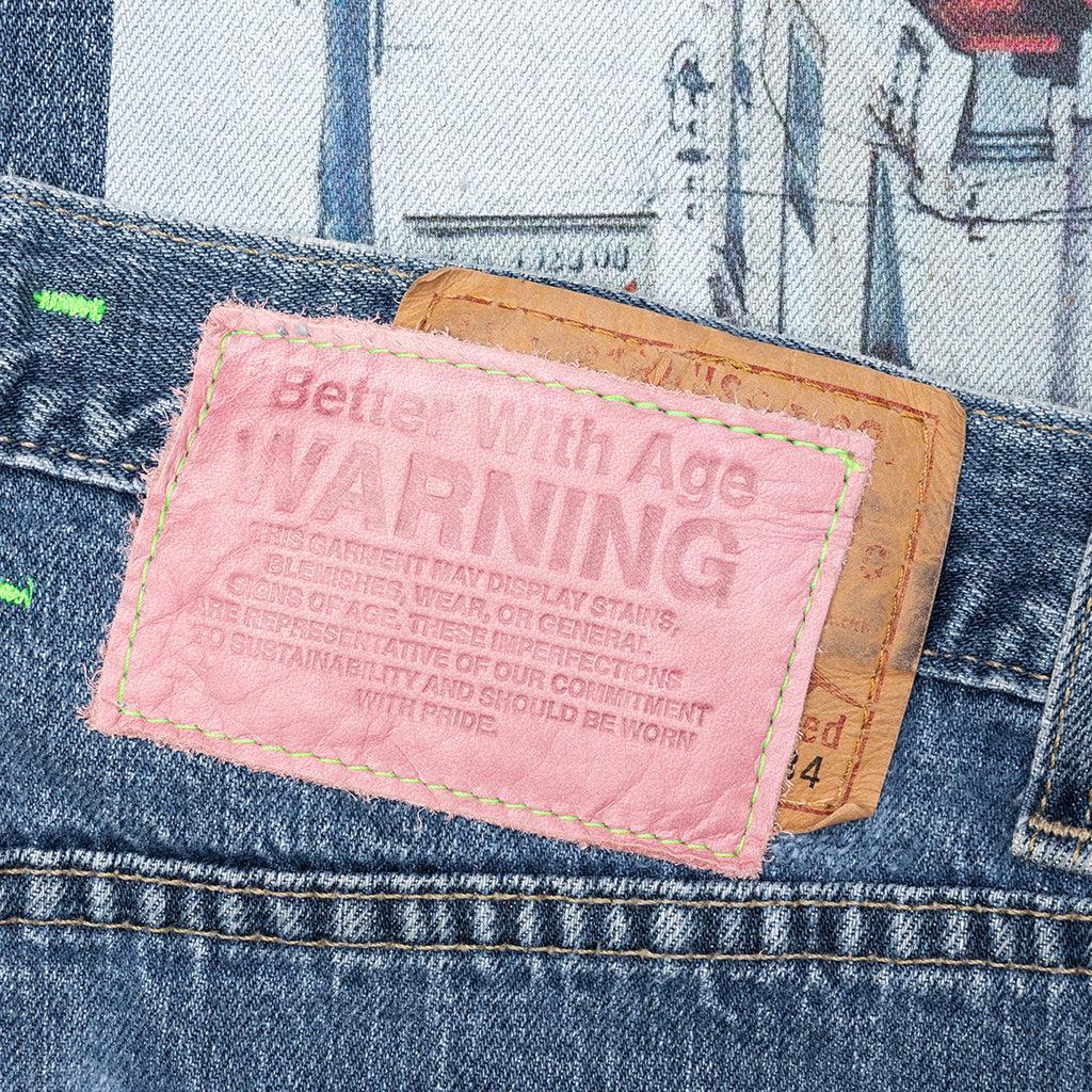 Tabloid Denim Pants - Indigo Male Product Image