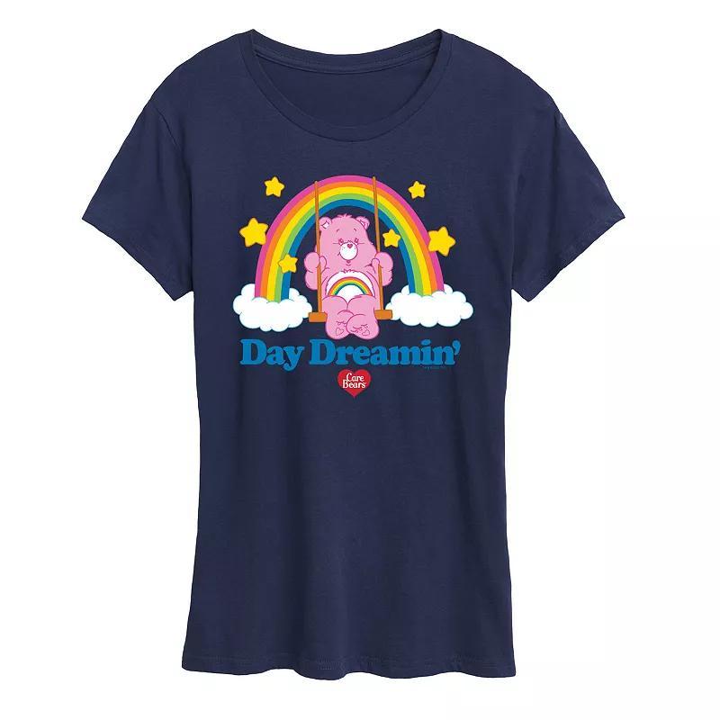 Womens Care Bears Day Dreamin Graphic Tee, Girls Grey Gray Product Image