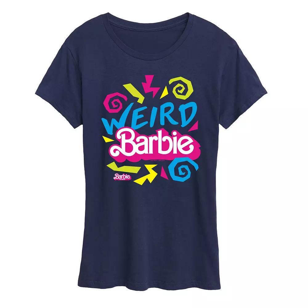 Womens Thankful And Blessed Graphic Tee Blue Product Image