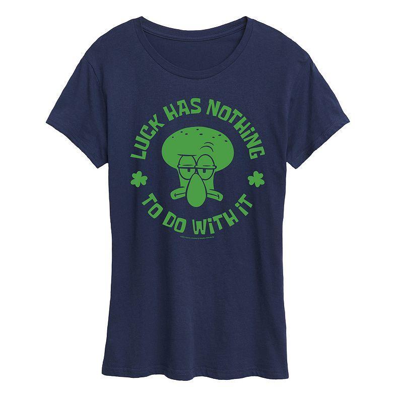 Womens Cherry Coke Heart Cherry Graphic Tee Blue Product Image