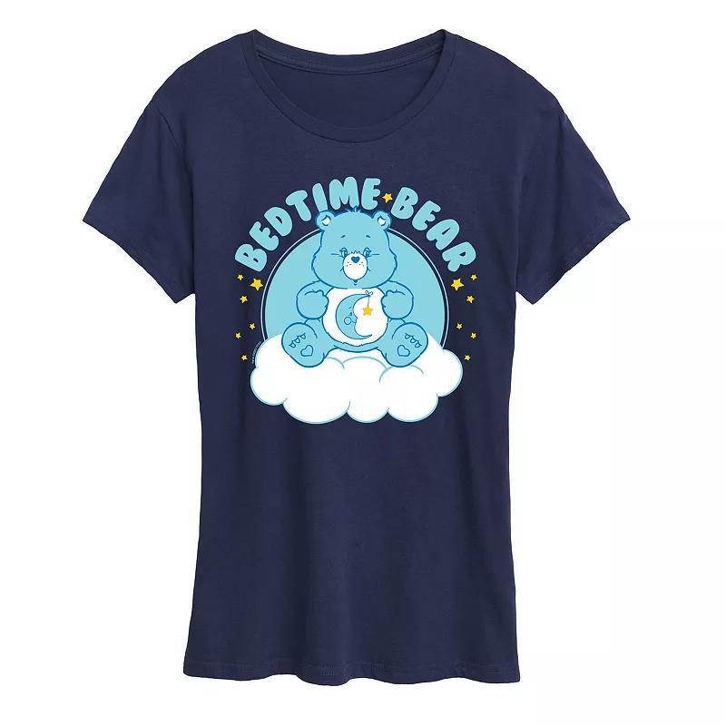 Womens Care Bears Bedtime Bear Graphic Tee, Girls Blue Product Image