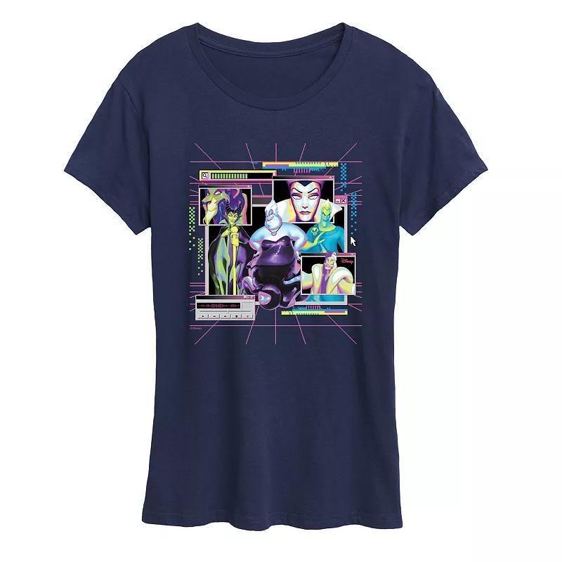 Disney Villain Womens Group Shot Graphic Tee Product Image