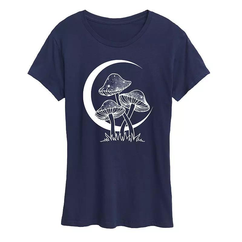 Women's Celestial Mushrooms Graphic Tee, Girl's, Size: XXL, Heather Grey Product Image