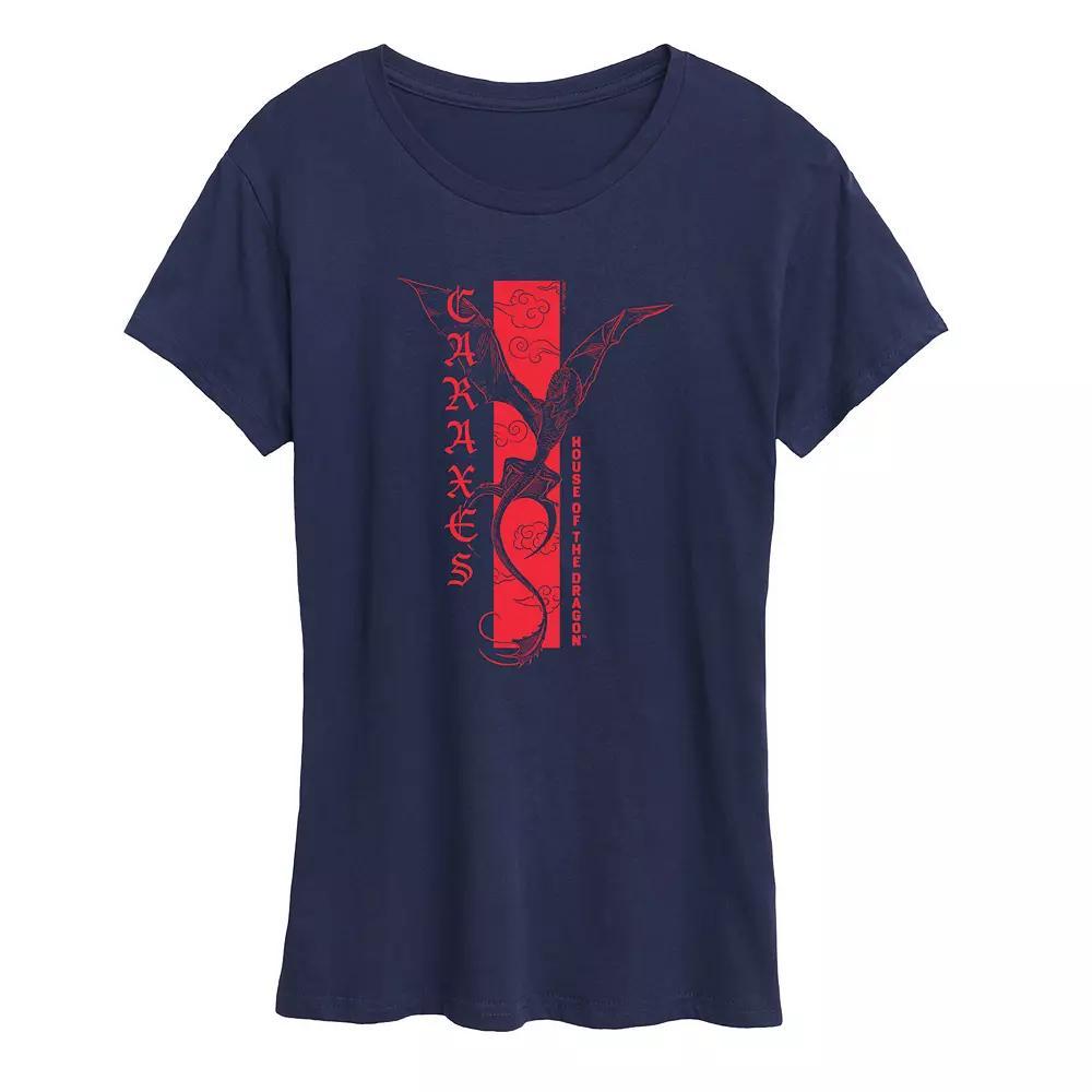 Womens Mean Girls She Doesnt Go Here Graphic Tee Blue Product Image
